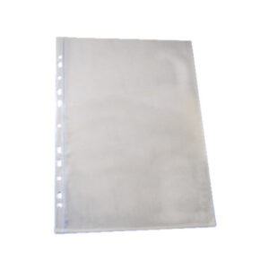 ENVELOPE PLASTICO 4 FUROS A4 PVC CRISTAL 236