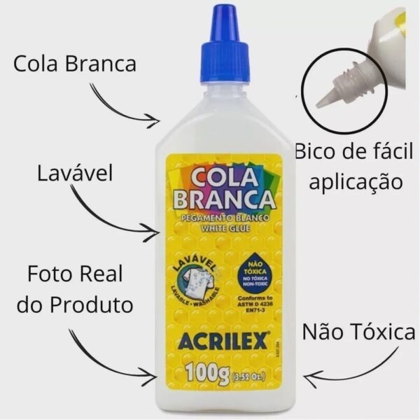 COLA 100G ACRILEX - Imagem 2